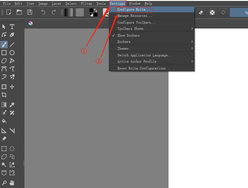 How Does Krita Use The canvas Zoom Button Parblo Support